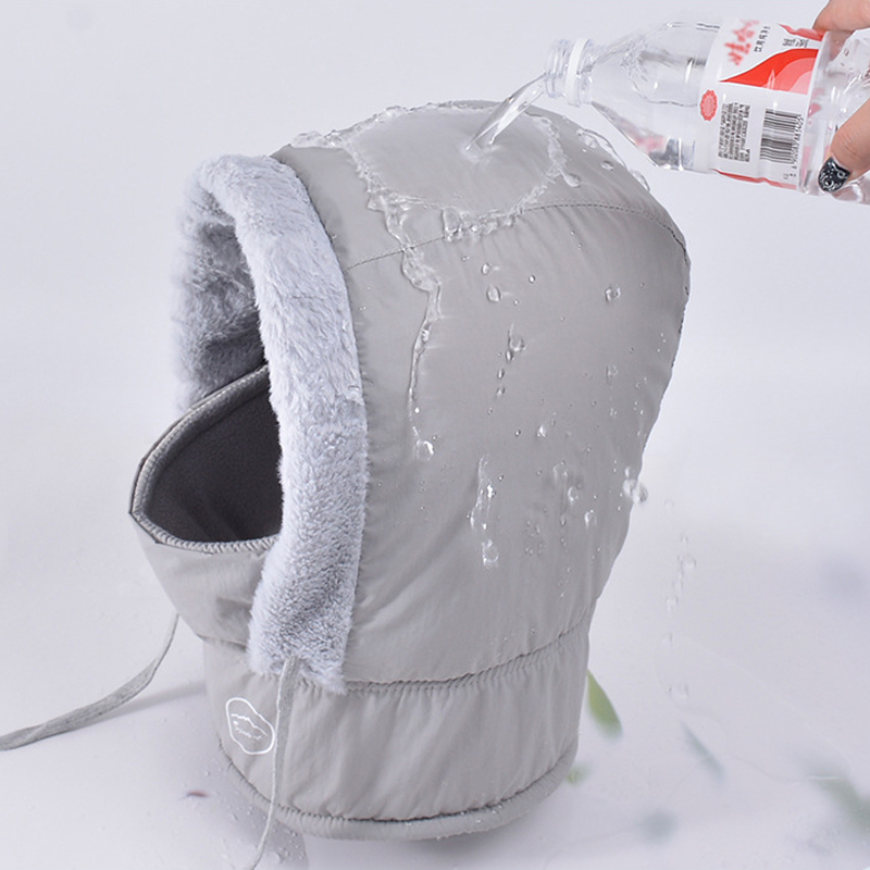 Cold Weather Thermal Balaclava Men Women Scarf Winter Windproof Hat Plush Neck Warmer Adjustable Ski Full Face Mask Outdoor Cap