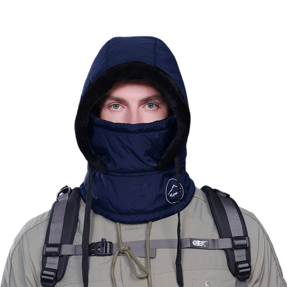 Cold Weather Thermal Balaclava Men Women Scarf Winter Windproof Hat Plush Neck Warmer Adjustable Ski Full Face Mask Outdoor Cap