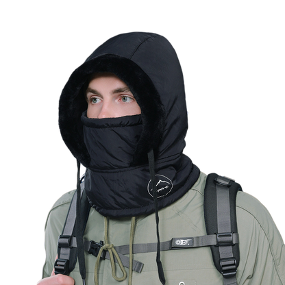 Cold Weather Thermal Balaclava Men Women Scarf Winter Windproof Hat Plush Neck Warmer Adjustable Ski Full Face Mask Outdoor Cap