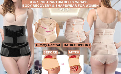 Postpartum Recovery Belt - 3-in-1 Slimming Girdle