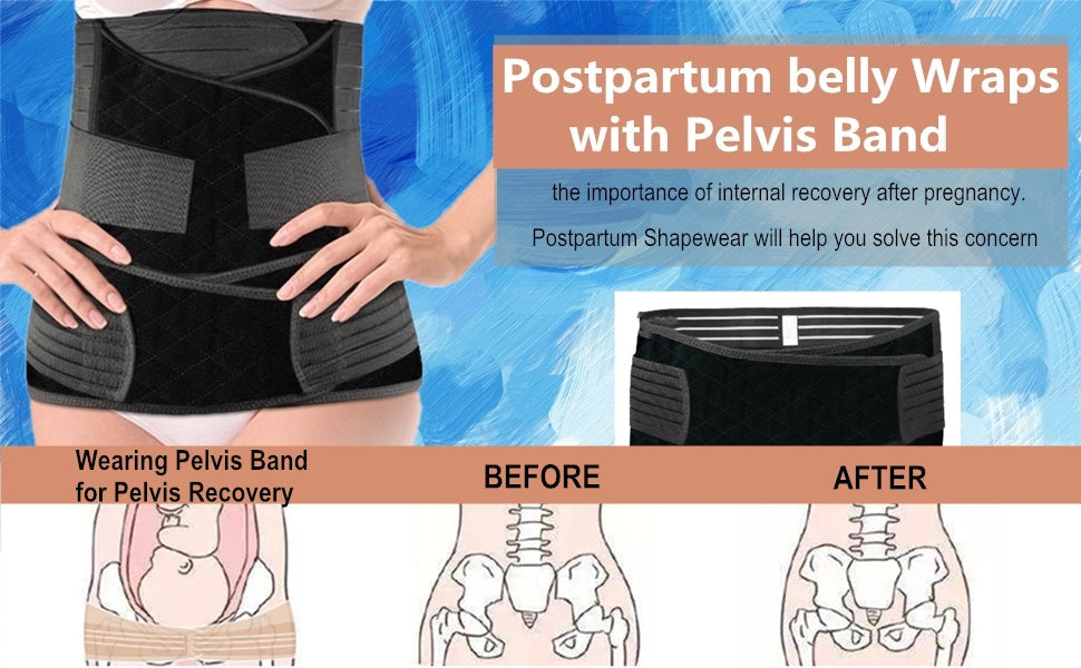 Postpartum Recovery Belt - 3-in-1 Slimming Girdle