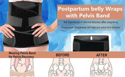 Postpartum Recovery Belt - 3-in-1 Slimming Girdle